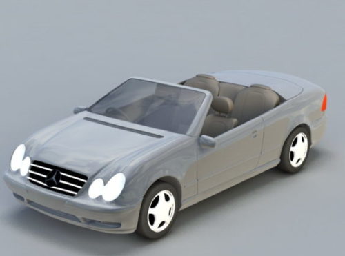 Mercedes Convertible Car