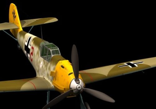 Messerschmitt Bf-109 E Military Fighter