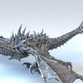 Metal Dragon Rigged | Animals