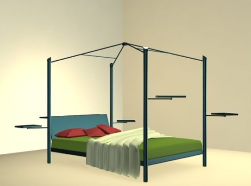 Metal Canopy Bed Furniture