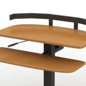 Iron Frame Computer Table Furniture