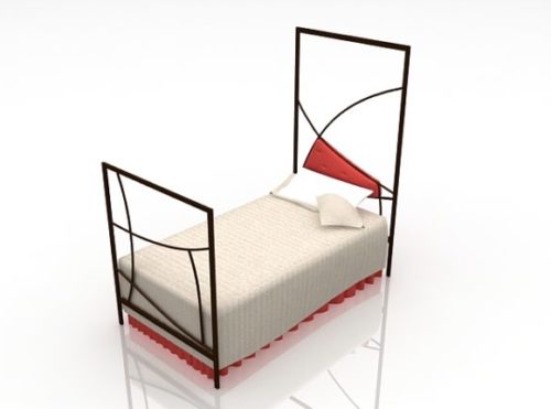 Twin Canopy Bed Metal Frame