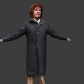 Middle Aged Woman In Winter Clothing | Characters