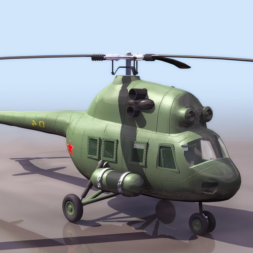 Russian Mi-2 Armored Helicopter