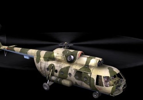 Mi-8 Russian Transport Helicopter
