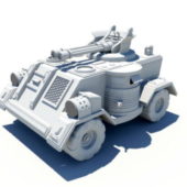 Sci-fi Military Armored Vehicle