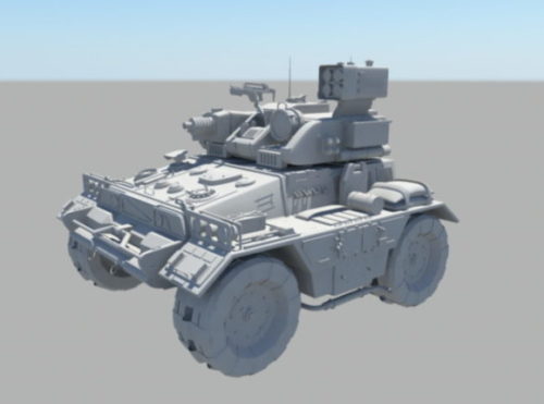 Military Fighting Vehicle Car