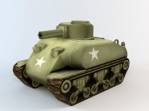 Military Army Cartoon Tank