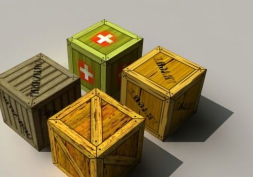 Military Wood Crate Boxes