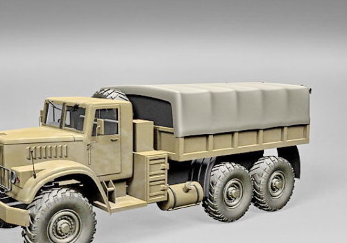 Russian Military Kraz Truck V1
