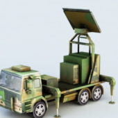 Army Radar Truck Vehicle