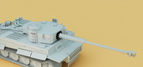 Military Tank Lowpoly