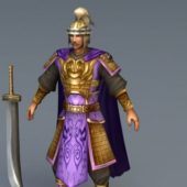 Ancient Ming Dynasty Soldier Character