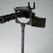 Minigun Weapon Machine Gun