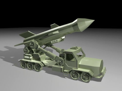 Military Missile Launcher Truck Vehicle