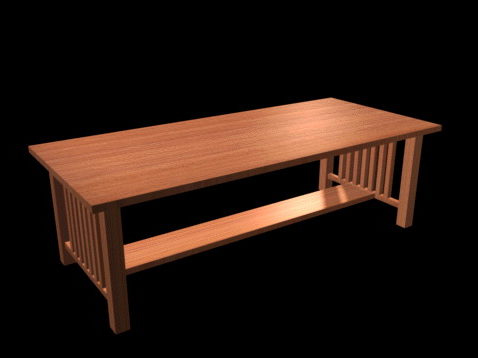 Wood Furniture Style Dining Table