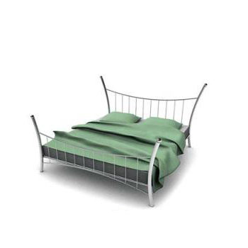 Mission Style Metal Bed | Furniture