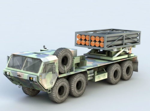 Army Mobile Missile Launcher Truck