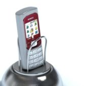 Mobile Phone With Holder