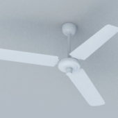 Modern White Ceiling Fan