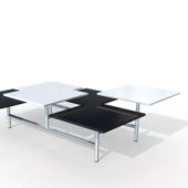 Square Coffee Table Modern Art Furniture