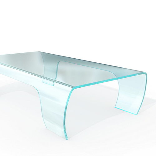Bent Glass Coffee Table Furniture