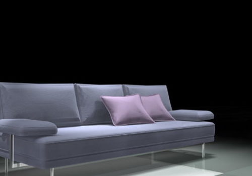 Modern Furniture Blue Sofa