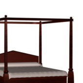 Furniture Modern Four Poster Bed