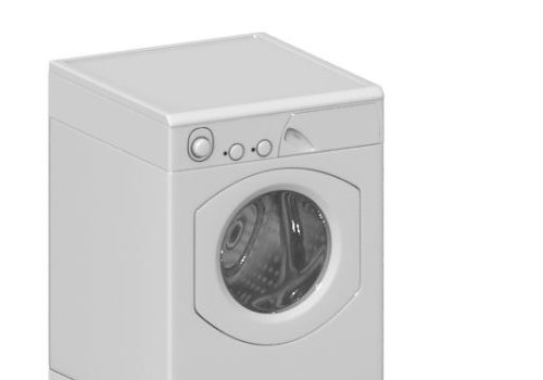 Modern Electronic Front Loading Washing Machine