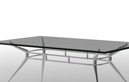 Glass Dining Table Iron Frame Furniture