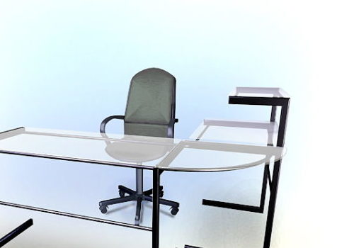 Modern Furniture Glass Office Desk
