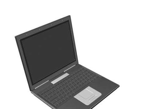 Black Modern Laptop Computer