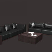 Premium Leather Sectional Sofa Set Furniture