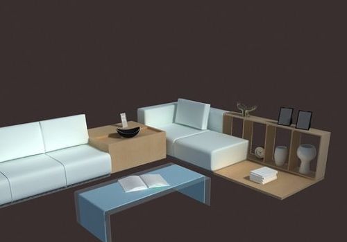 Modern Living Room Chair Table Set Furniture