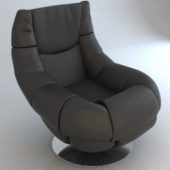 Modern Black Lounge Chair Furniture