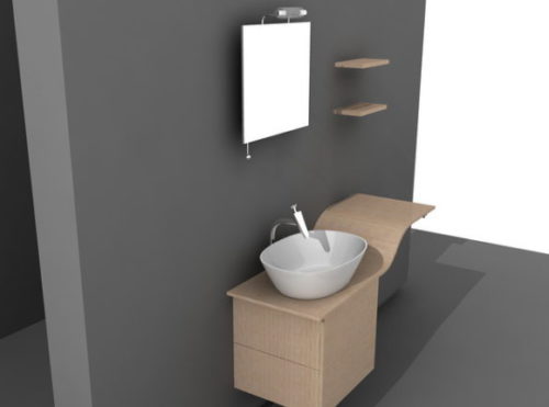 Minimalist Bathroom Vanity Furniture