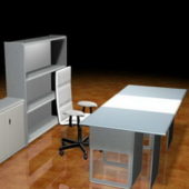 Modern Furniture Office Desk And Cabinets