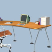 Simple Office Desk Furniture Sets
