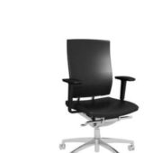 Office Leather Swivel Chair