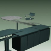 Modern Office Workstation Table Chairs Furniture
