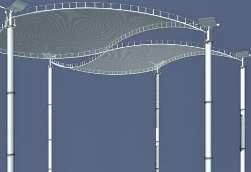 Plaza Canopy Structure