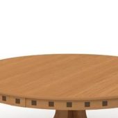 Round Coffee Table, Wooden Table Furniture