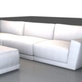 Modern Sectional Sofa With Ottoman Furniture