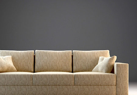 Beige Pattern Sofa Set | Furniture