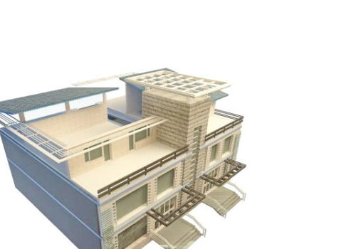 Modern Building Townhouse Design V1
