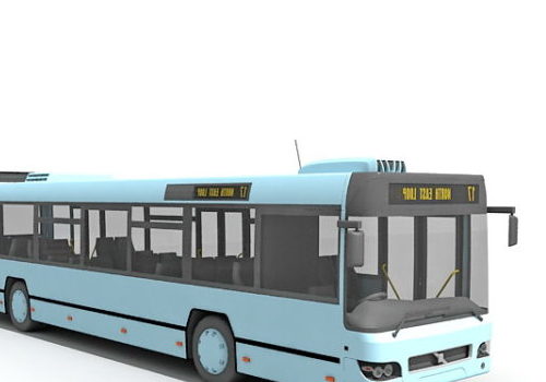 Modern City Transit Bus