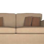 Two-seaters Fabric Sofa Modern Furniture