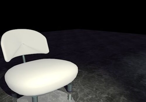 Modern Furniture White Accent Chair