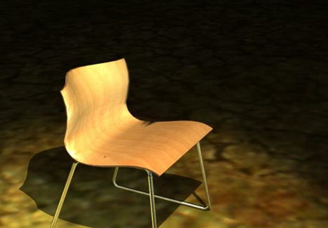 Modern Yellow Scoop Chair | Furniture