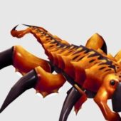 Cartoon Monstrous Scorpion